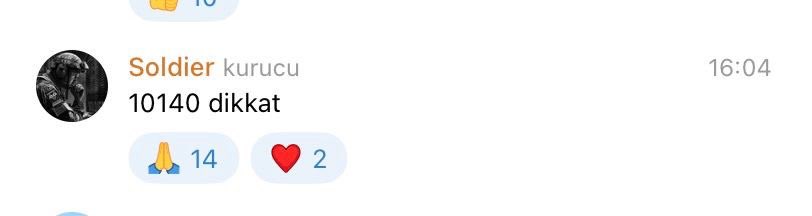 Hayırlı akşamlar #KALE 
Tabi sizin erken uyarı sistemleriniz var bu yüzden sıkıntınız yoktur biliyorumda🐝 #XU100 ahalisinin durumu pek iyi diyorlar ne dersiniz? He inanmayanlara kanıtımızda var <a href="/bariss_h/">Be'lakor</a> ve <a href="/soldier051/">SOLDIER</a> hocalarımız keskin nişancı gibiler maşallah.Yerimiz neresi??