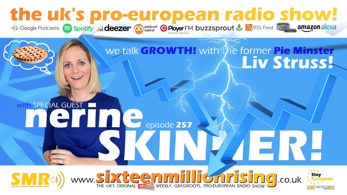 NEW! This week our WORLD EXCLUSIVE interview with former 'Pie Minster' Liv Struss! We talk #Growth 📉 with the fabulous @nerineskinner 🧀 🆘 We urgently need 🆕 subscribers! 🙋‍♂️ Will you join us from just £1.50 a month? Listen/Donate/Sub: 👉 sixteenmillionrising.co.uk 🎧