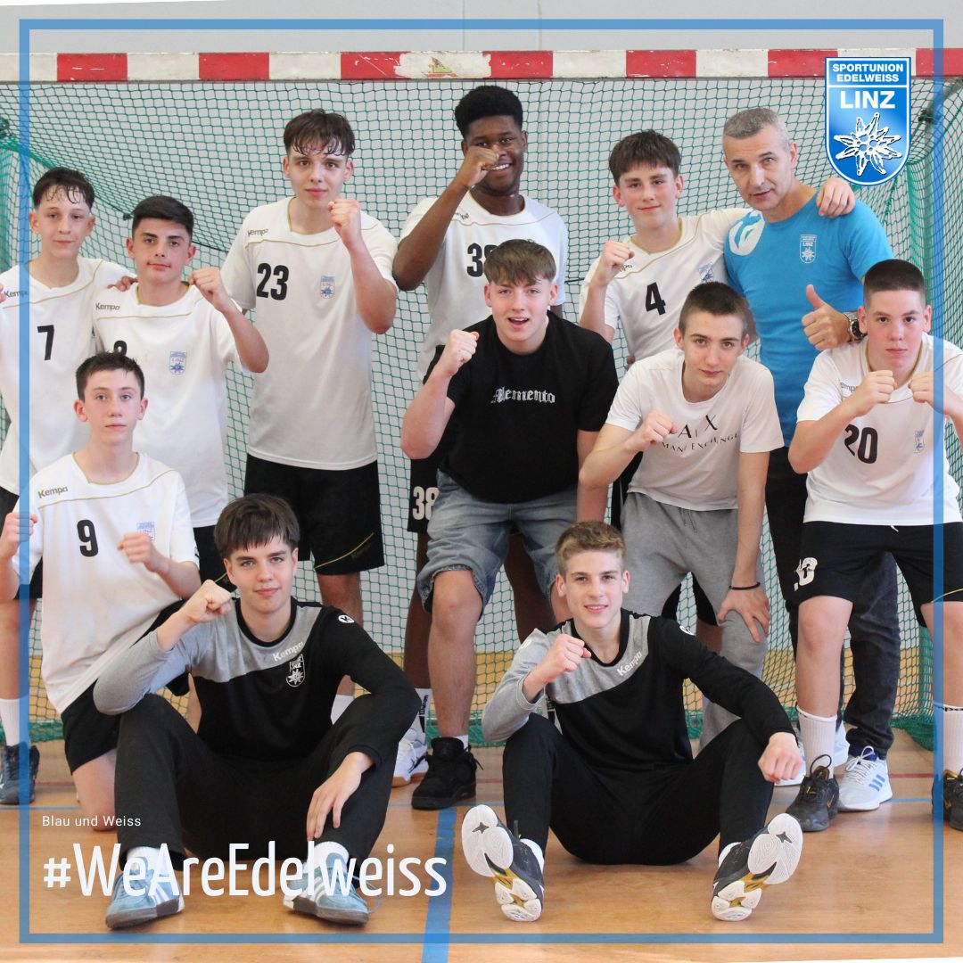 🤾 MU16: SIEG GEGEN TRAUN!
Nach einer eher verhaltenen ersten Halbzeit, legten unsere Jungs eine Schippe drauf und gewannen klar!
➡️  MU16
SG Edelweiss/Urfahr vs. SK Traun
40:21 (16:11)
#WeAreEdelweiss #stolzaufunserenNachwuchs #handballoberoesterreich #HandballAUSTRIA