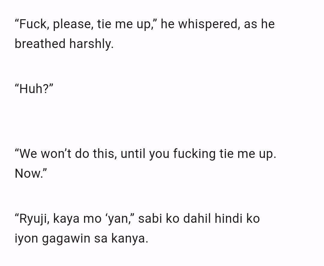 maudeyreads's tweet photo. #JonaxxNJSDKab39 

"Tie me up," 
"Ryuji, kaya mo 'yan" 

bigla akong natawa ano ba enya 😭 https://t.co/5ckg9MpFIa