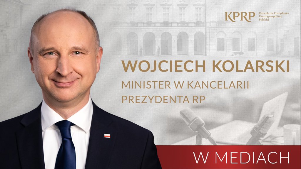 📆 Dziś, 13.05 📺 20.00 Minister @wkolarski - @RepublikaTV
