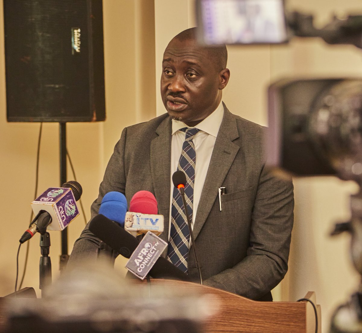 At NILDS today, where I delivered a goodwill message on behalf of the Senate President, on the National discourse of the high cost of governance.