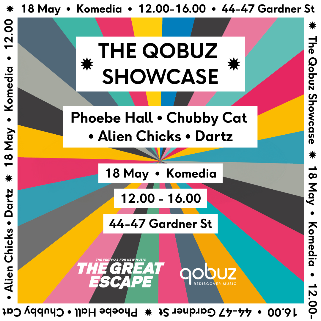 qobuz's tweet photo. Qobuz is hosting a showcase at @thegreatescape in Brighton to bring you a taste of the best in new music. Our Qobuz Showcase will feature live performances by Phoebe Hall (@ph0ebe_hall), Chubby Cat (@chubbycatmusic), Dartz Alien Chicks (@alienchicksband), and Dartz (@wearedartz) on Saturday, May 18th from 12:00-16:00 at Komedia. To learn more about the artists, check out our article in the Qobuz Magazine: https://t.co/zqedafl9ad