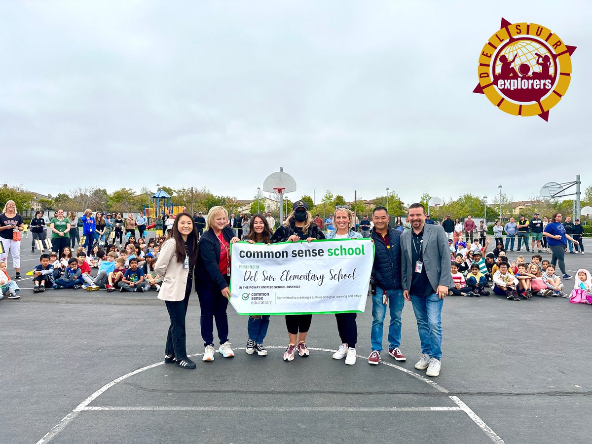 PUSDinnovate's tweet photo. 🎉 Congratulations🎉 to these incredible @powayunified schools on becoming nationally recognized as a Common Sense School!🌟Their commitment to digital citizenship empowers the students of PUSD to navigate the online world 🌎 safely & responsibly🌟#pusdinnovate #CommonSenseSchool https://t.co/Sqa9MwfEvp