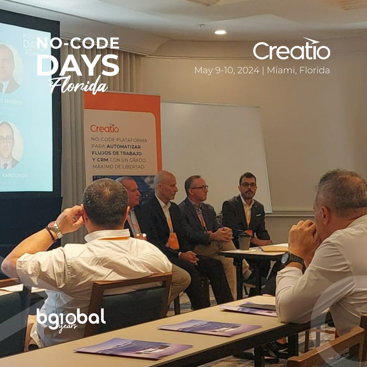 bglobalsolution's tweet photo. 🌴 NO-CODE DAYS FLORIDA, May 9-10 - @Creatio_Global 🌴

⚡️ Les compartimos un poco de lo que fueron los No-Code Days en Miami, Florida, conferencia anual organizada por nuestro partner @Creatio_Global, en la que se reúne a expertos, aficionados y curiosos del mundo digital 💻. https://t.co/ftZH4f9ODy