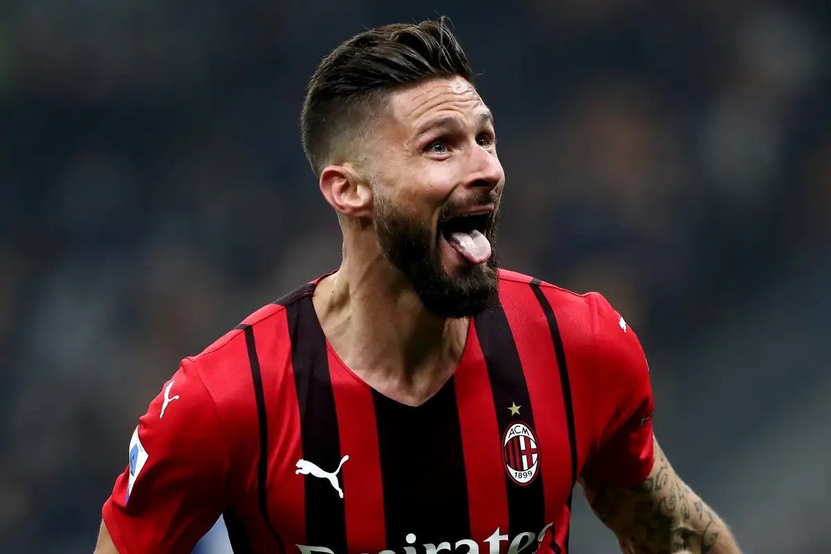 Merci. Per sempre grato. @_OlivierGiroud_ @acmilan #milan #giroud