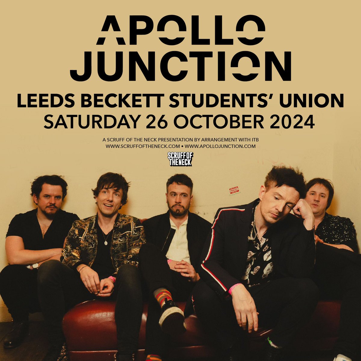 Tickets are flying for our biggest ever headline, hometown show. LEEDS 26th October @LeedsBeckettSU with @scruffoftheneck We know times are hard for lots of bands and lots of venues so we appreciate every single one of you for getting behind us. It’s going to be a special