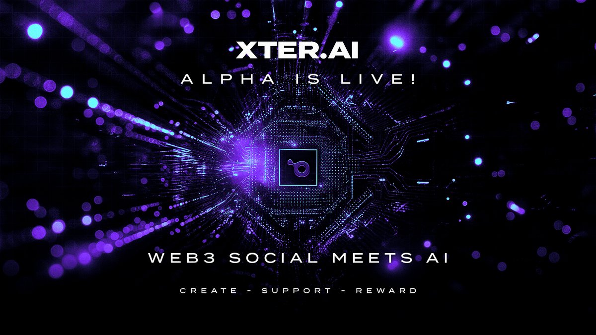 XterAI ALPHA is Live⏰
Time to test Xterio's new Web3xAI Social tool

This week:
✨CREATE an AI-generated NFT based on your wallet
🤝SUPPORT creators by minting copies
🙏BURN copies to get the latest value
💰CREATORS get 2.5% of txn volume

Enter our Contest and learn more👇