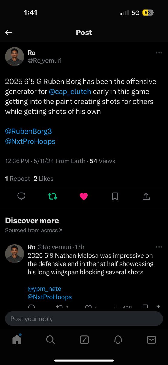 RubenBorg3's tweet photo. Highlights from @NxtProHoops @PRO16League Virginia beach.  
6’5 SG 2025 4.44GPA 
@KoeselNate @CoachAntonioLow @recruitingboost @CoachThomasB @Louisiana_Hoops @corbannba  @TreySterner5345 @RossVDG14  @wschristian_mbb @EthanPiechota https://t.co/ipFBIQdujH