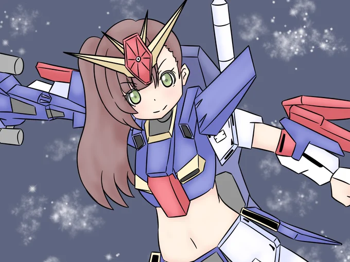 zzガンダム #MS少女 #絵柄が好みって人がいたらいいなぁ
