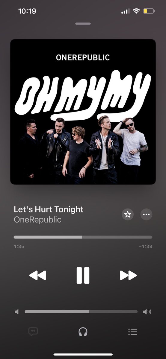 fiel29_'s tweet photo. I'll hit the lights and you lock the doors
Tell me all of the things that you couldn't before
Don't walk away, don't roll your eyes
They say love is pain, well darling, let's hurt tonight
#OneRepublic #LetsHurtTonight https://t.co/7mIvlLeUqX