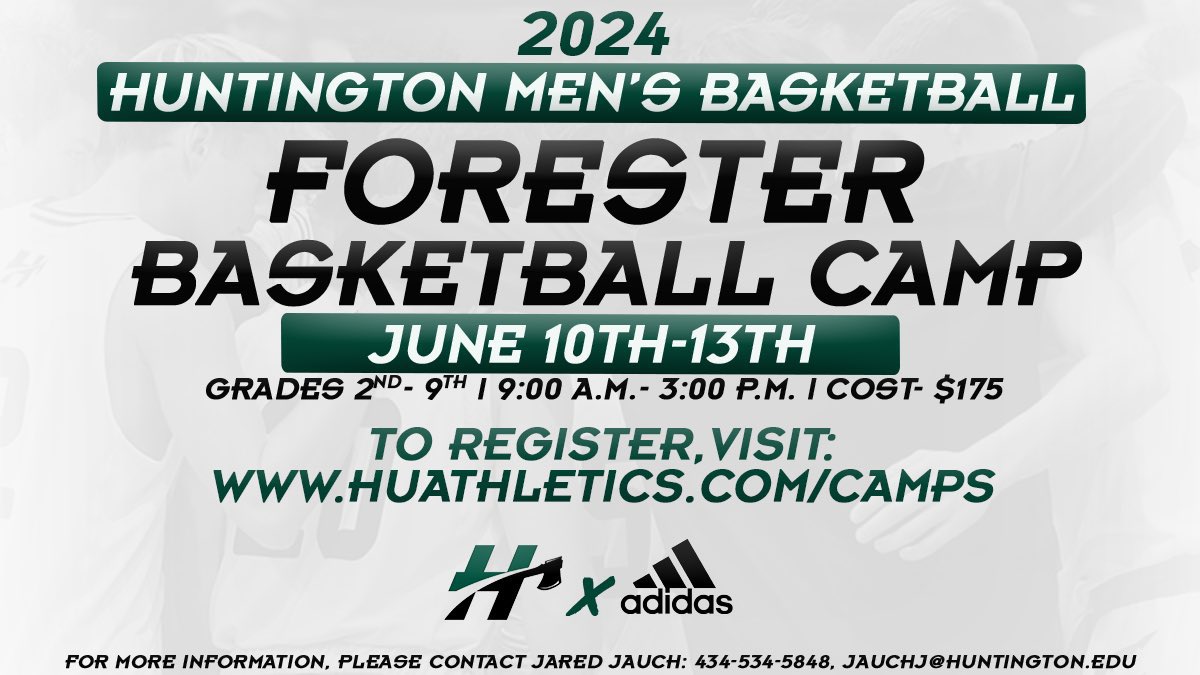 🚨🌲 Less than one month out from the annual Forester Basketball Camp June10-13th!! 🚨🌲 Follow the link to sign up now! huntington.prestosports.com/camps #ChopWood 🏀🪓🌲