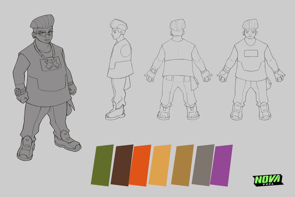 nova_duel's tweet photo. Faaaala Duelistas! A semana começa daquele jeito. Bora colorir esse personagem do cabelin na régua! 😎

#characterdesign #conceptart #illustration #gameart #modelsheet #mandrake #cabelinnaregua #trap #rap https://t.co/askUnwkpGp