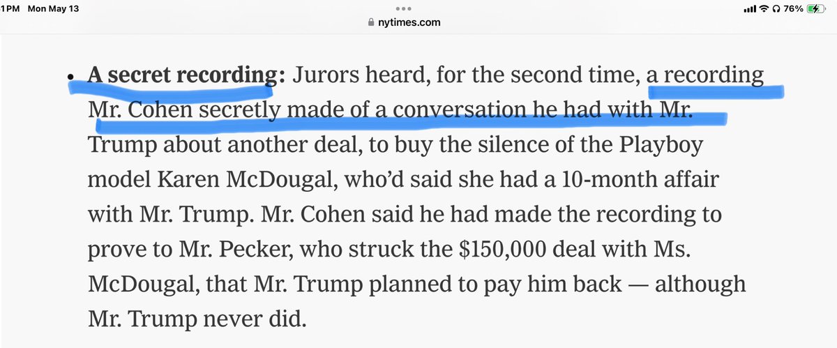 What kind of lawyer secretly tapes his client? You can’t make this stuff up….