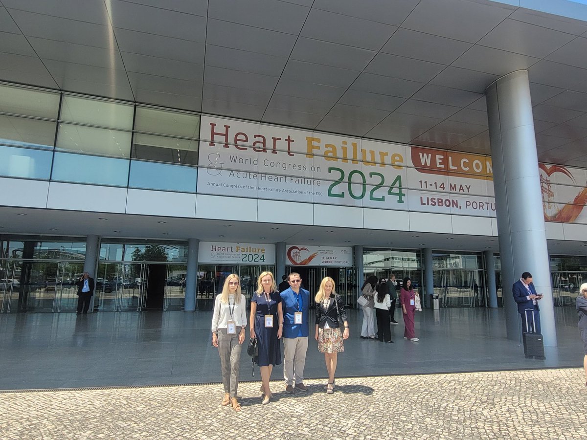 AgataBieleckaD's tweet photo. #ESC #HeartFailure2024 
Heart Failure Congress  representation of the Department of Cardiology and Congenital Heart Defects of Adults  #PMMH https://t.co/ntgkdZafrA