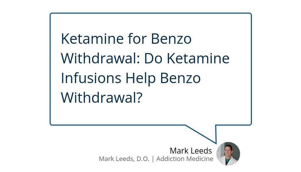 Doctors with experience in treating benzodiazepine withdrawal know not to recommend drug therapy in most cases. Read the full article: Ketamine for Benzo Withdrawal: Do Ketamine Infusions Help Benzo Withdrawal? ▸ lttr.ai/ASglu #ketamine #KetamineClinic