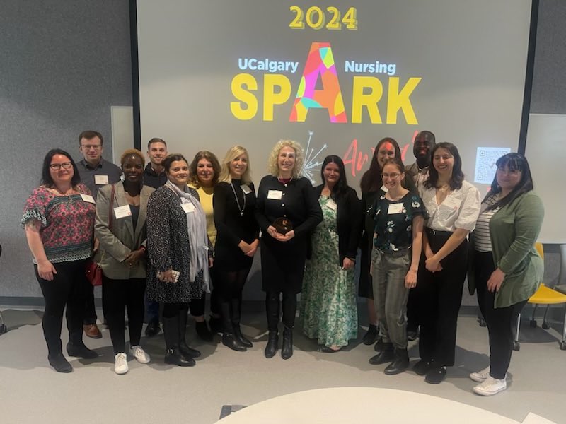 Congratulations @DrNLetourneau for winning the @ucalgarynursing 2024 Spark Award for Transformative Leadership: Research! This award recognizes innovative research that is focused on community impact and advocates for tangible change. #nationalnursingweek bit.ly/3WeOLaF