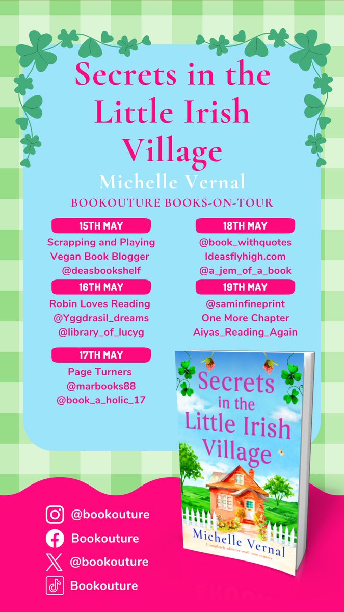 #blogtour #romcom Happy pub day to Secrets in the Little Irish Village by Michelle Vernal @MichelleVernal @bookouture Escapism at high level danzasullacqua.wordpress.com/2024/05/13/sec…
