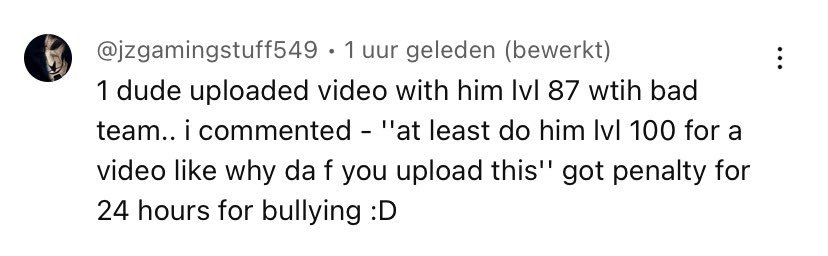 One7GC's tweet image. When did I start deleting comments and reporting people? Lol
Why would I do that XD