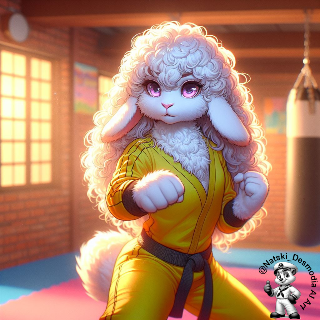 If you come to this dojo and spout some nonsense about being the strongest there is. You better prove it.
#AIMartialArtsChallenge #bingimagecreator #AIart #AIArtwork #AIArtworks #furryaiart #aiartfurry #furryai #aifurryart