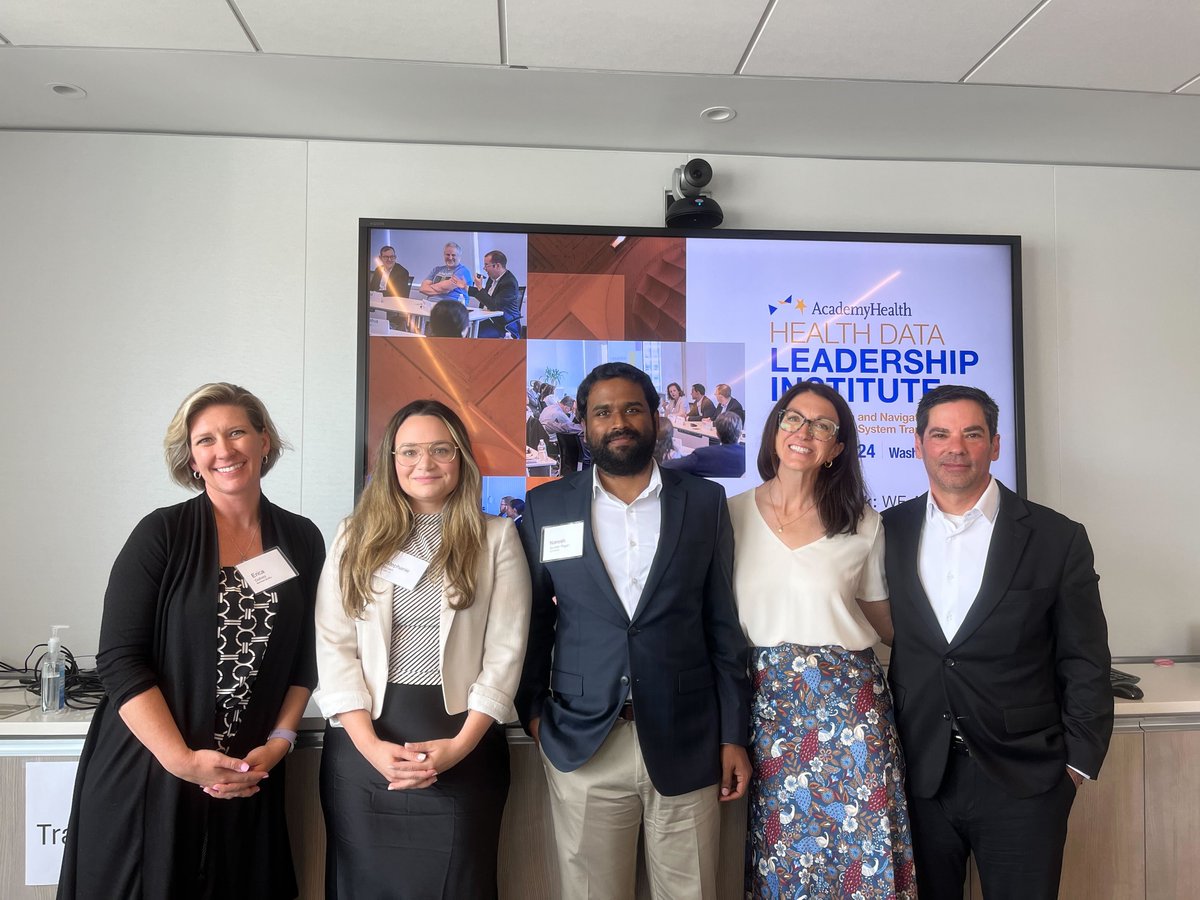 civitas4health's tweet photo. Last week, Civitas’ @jlritzo led a panel at @academyhealth in DC to discuss how #HIEs and emerging #HDUs are partnering to improve public health. Thanks to our members for moving this work forward: #CRISPDC @ManifestMedEx @eHealthExchange @CyncHealth https://t.co/fdIfxxfyJd