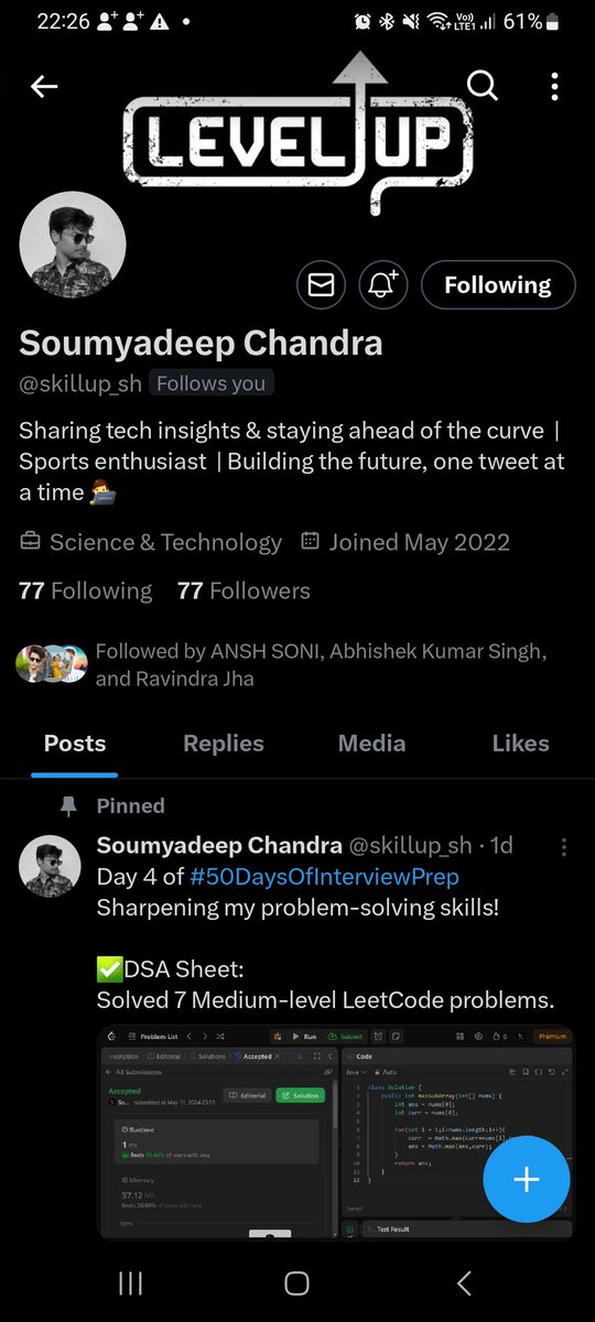 AasthaDevtwts's tweet photo. @skillup_sh I did https://t.co/HFl2Ts2JmG