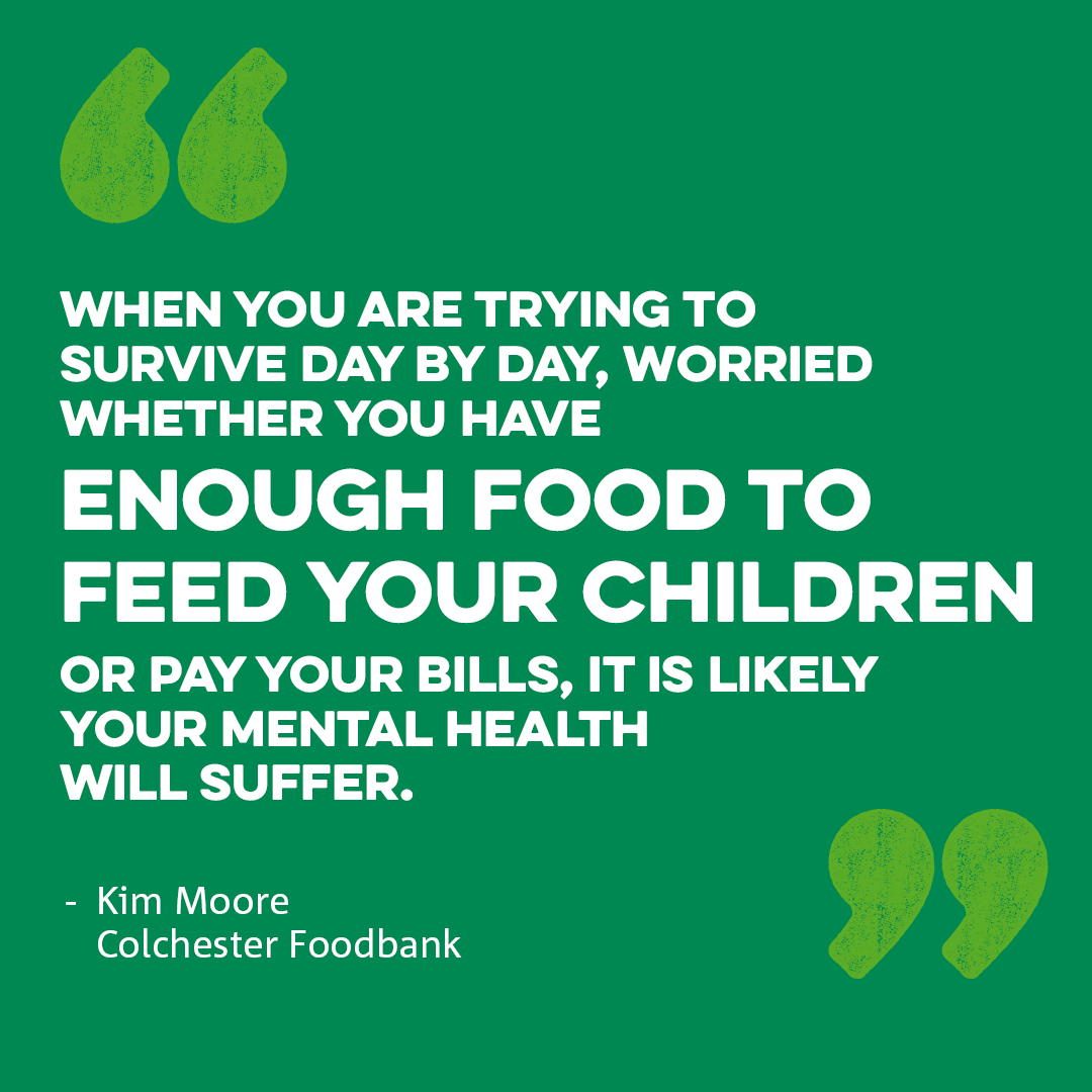 Not having enough money to afford the essentials can be worrying, stressful and lonely. It has a huge impact on people’s mental health. This Mental Health Awareness Week, and every week, we’re campaigning for a better future where everyone can afford the essentials. 💚 #MHAW