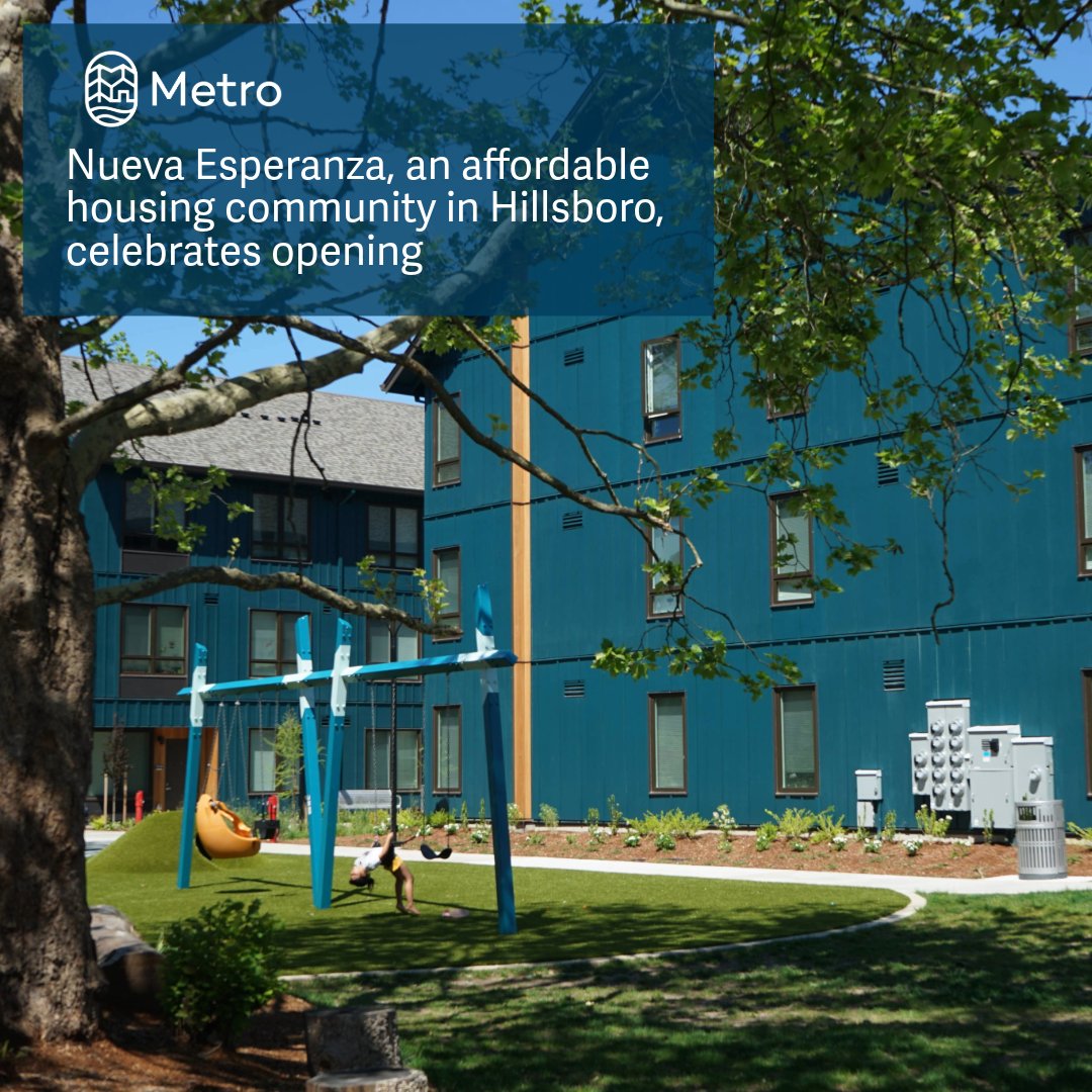 Friday was a beautiful day to celebrate the opening of new affordable homes at Nueva Esperanza, a 150-unit apartment community in Hillsboro. Nueva Esperanza was designed to serve diverse residents, and Latinx and Somali communities, among others, helped shape many of its