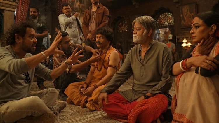 BTS : #KartikAaryan #AneesBazmee #RajpalYadav and #SanjayMishra on the sets of #BhoolBhulaiyaa3