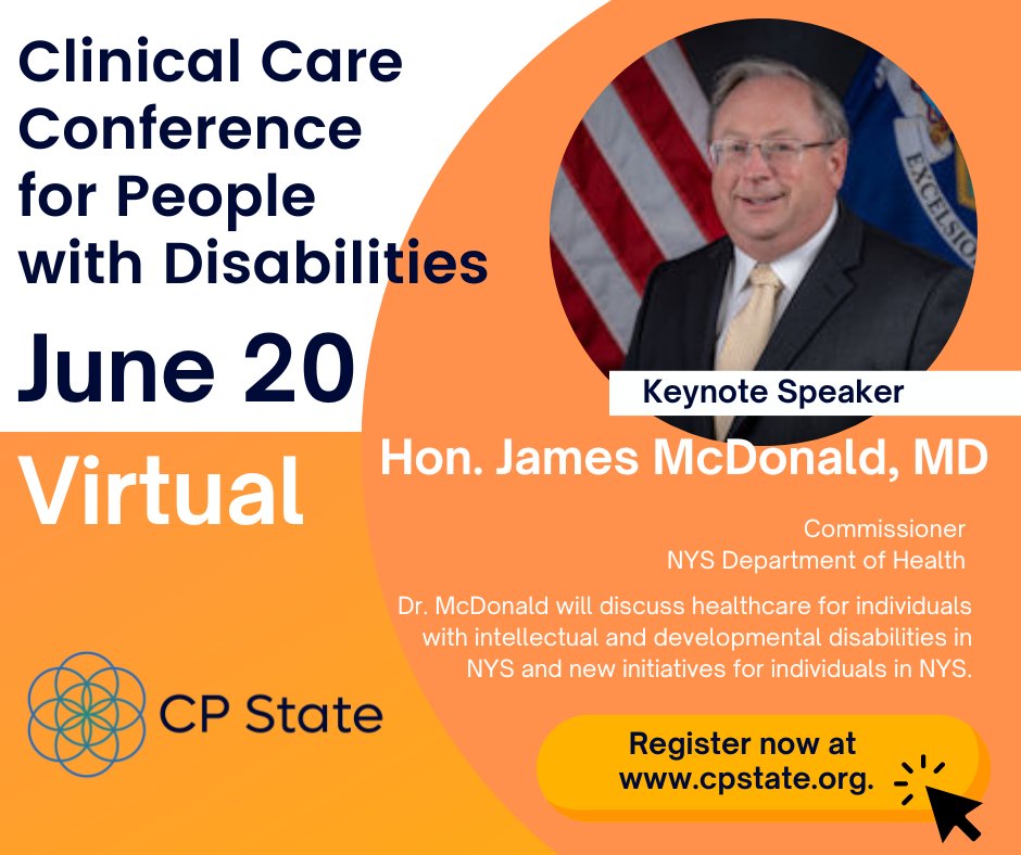 We are excited to announce Hon. James McDonald, MD as the keynote speaker at our clinical conference on June 20!
Don't miss this exciting event. Register now at …clinicalconference2024.eventbrite.com