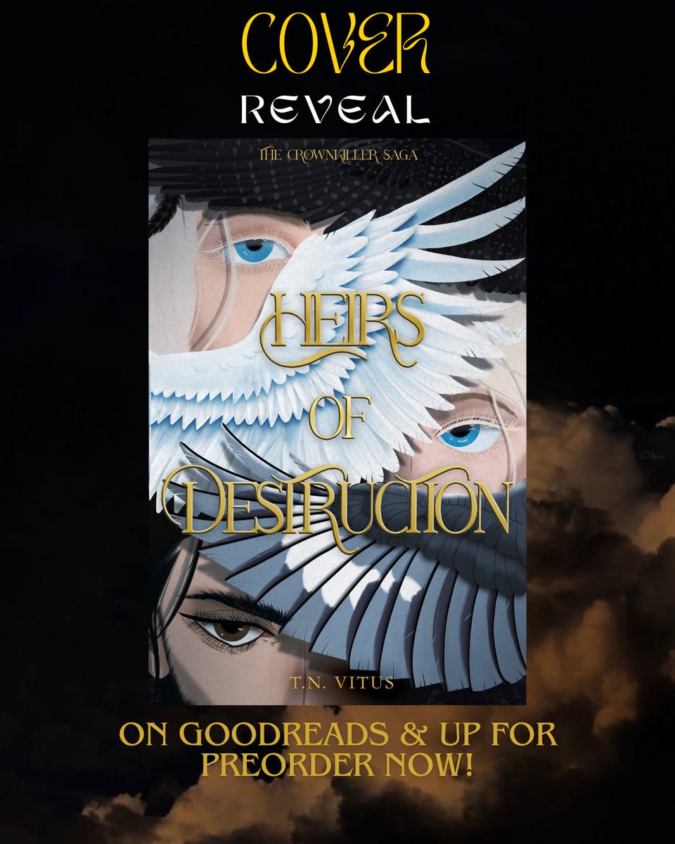 COVER REVEAL FOR MY NEXT RELEASE - HEIRS OF DESTRUCTION! Gorgeous design and art by @sarahazure Set for release on June 25th, but you can add to Goodreads and preorder the ebook now!