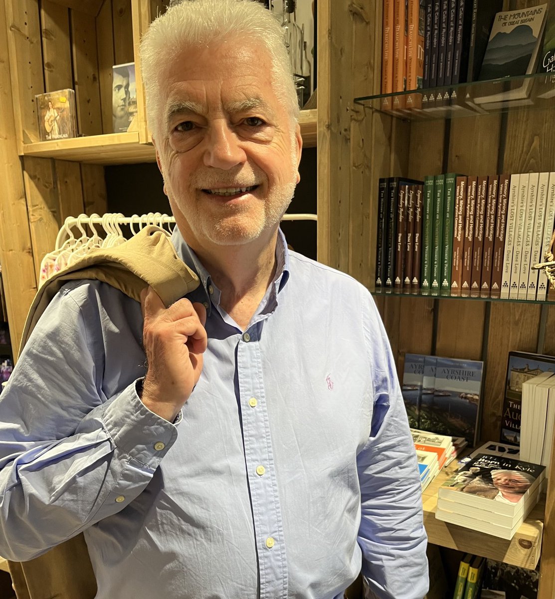billykayscot's tweet photo. Stopped off at the Ayrshire Foodhub at Crossroads yesterday and was delighted to see Born in Kyle available there for local folk. You can also pick up copies in the Book Nook in Stewarton and the Aroma Coffee Shops in Galston. You can also get it here:

https://t.co/wcqKHt3zPJ https://t.co/6DF9SihuoU