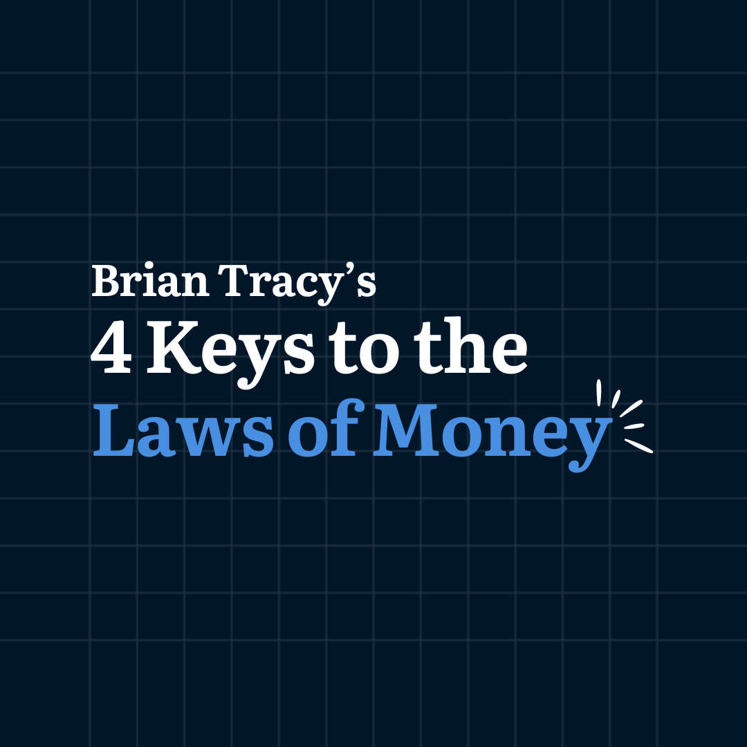 In my NEW book, I delve into the 4 Keys to the Laws of Money: 1️⃣ Earn as much as you can 2️⃣ Hold onto as much as you can 3️⃣ Reduce and control your cost of living 4️⃣ Invest carefully to make it grow Pre-order now: bit.ly/49PU5oC #briantracy #success #motivation