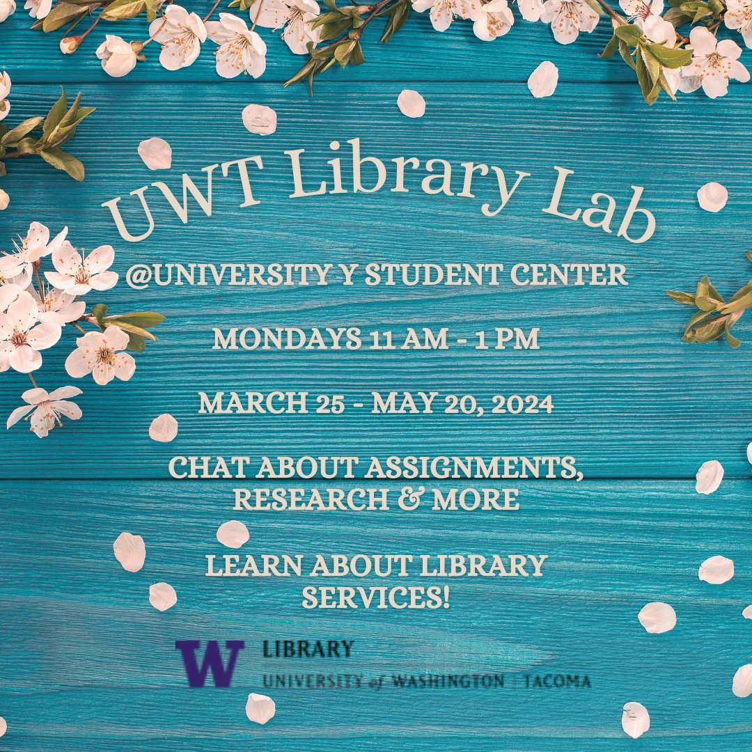 UW Tacoma Library tweet media