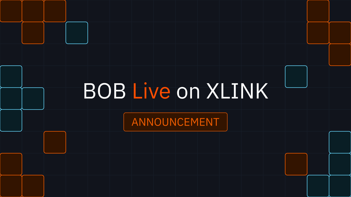 ANNOUNCEMENT: #BOB is now available on @XLinkbtc 🔥 Users can seamlessly bridge assets like $ALEX, $aBTC, and $vLISTx to BOB via XLink’s robust liquidity aggregation layer.