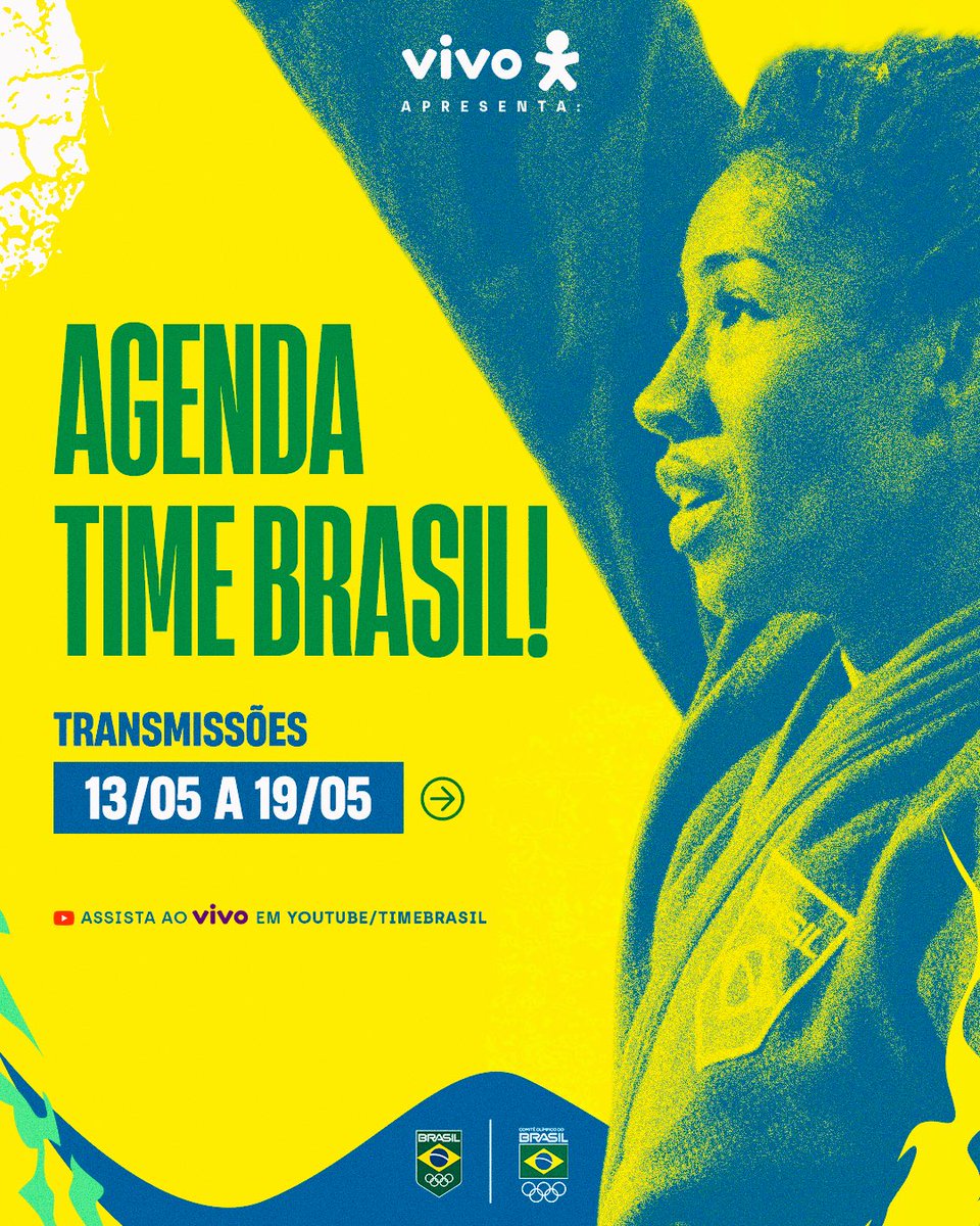 timebrasil's tweet photo. Preparados para mais uma semana repleta de emoções? 🏅
Confira nossa agenda semanal de transmissões e fique de olho no YouTube do #TimeBrail.
Bora que tem 🇧🇷 em ação!
#VIVO https://t.co/hbDyiUgFAz