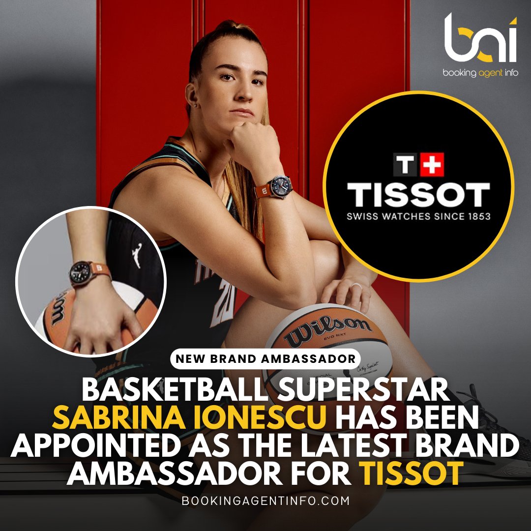 WNBA superstar Sabrina Ionescu @sabrina_i20 becomes the latest Brand Ambassador for Tissot @TISSOT.

Follow @baidatabase for more

#SabrinaIonescu #Tissot #WatchMeMakeMoves #BrandAmbassador #WNBA #Basketball #WomenInSports