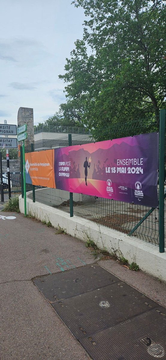 J-2 🔥 L'#UPVD vous donne rendez-vous le 15 mai à partir de 17h15 devant le campus du Moulin-à-Vent pour assister, aux premières loges, au passage de la Flamme olympique ! #flammeolympique2024