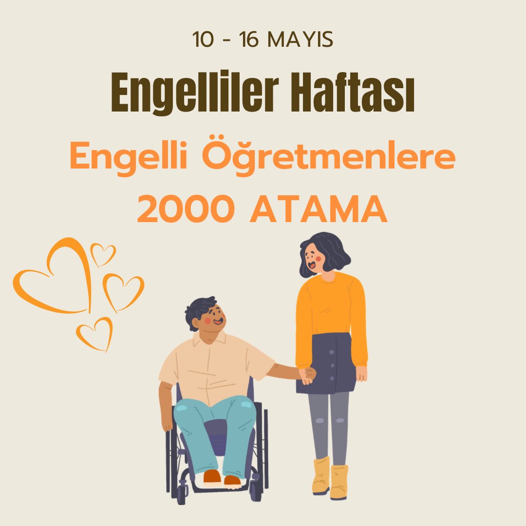 #EngelliÖğretmenlere2000Atama