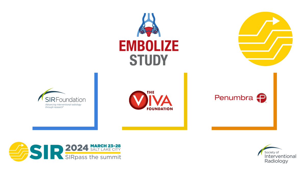Society of Interventional Radiology (@sirspecialists) on Twitter photo #SIRFoundation: We partnered with <a href="/VIVAPhysicians/">The VIVA Foundation</a>, & <a href="/penumbrainc/">Penumbra, Inc.</a> to study the effects of ovarian and pelvic vein embolization in reducing pain in women experiencing chronic pain due to venous origin pelvic venous disease. Learn more about EMBOLIZE: brnw.ch/21wJJHU #SIRFoundation: We partnered with <a href="/VIVAPhysicians/">The VIVA Foundation</a>, & <a href="/penumbrainc/">Penumbra, Inc.</a> to study the effects of ovarian and pelvic vein embolization in reducing pain in women experiencing chronic pain due to venous origin pelvic venous disease. Learn more about EMBOLIZE: brnw.ch/21wJJHU