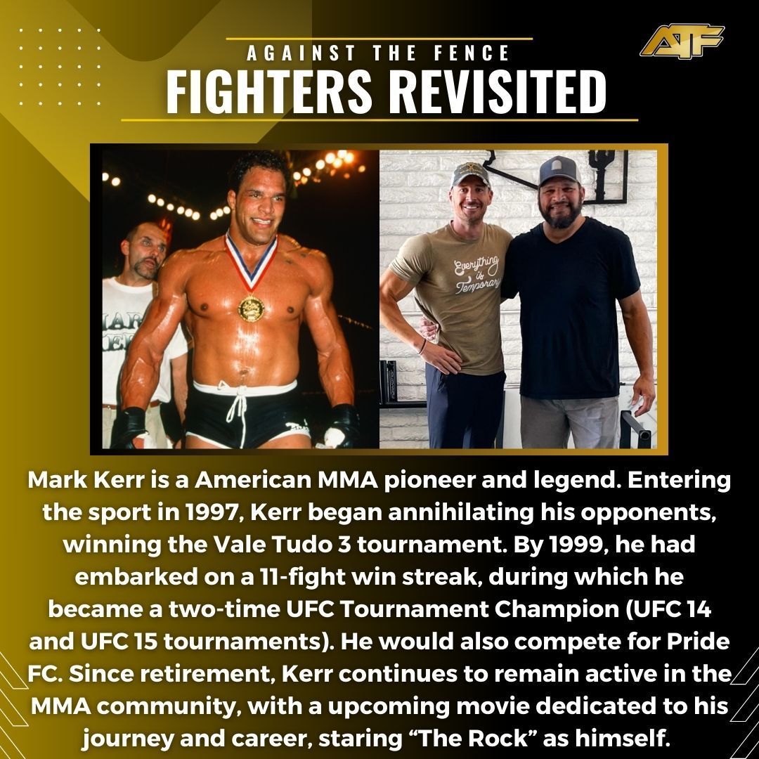 Fighters Revisited!🔥 We take a look at what some of the sports Vets are up to after retirement. This week is @tsmkerr , a veteran of the UFC, Pride FC, Vale Tudo and IFL. Thank you for all the great moments!🙏 #UFC #MMATwitter #MMA #fighterrevisited #USA #MarkKerr