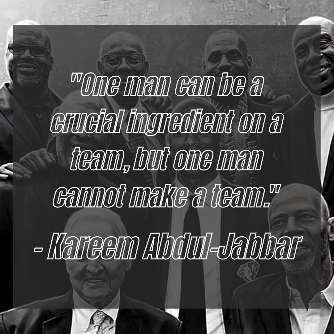 Individuals contribute, but unity defines a team's strength. #NBANation #LakersNation