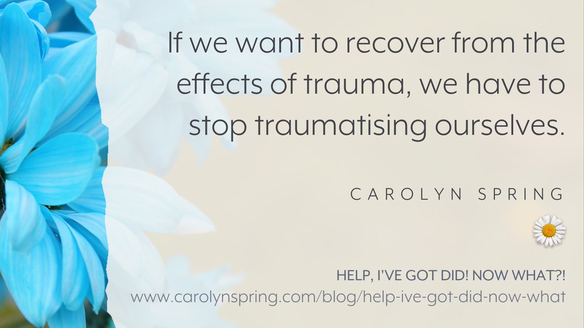 After a lifetime of hurt, it can feel natural to hurt ourselves. After a lifetime of not being cared for, it’s hard to start caring for ourselves. But it’s an essential step in our recovery journey.

Read more: carolynspring.com/blog/help-ive-…

#trauma #therapistsconnect