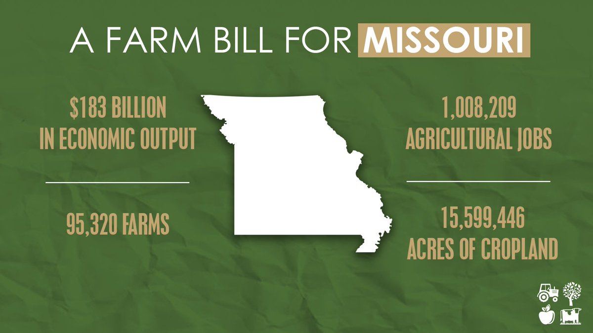 In the Show Me State, Missouri's soybean and cattle farms rely on the #FarmBill for stability, conservation efforts, and rural development.