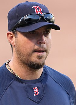 Happy 44th Birthday to former #RedSox pitcher Josh Beckett. He came to #Boston along with Mike Lowell & Guillermo Mota in a trade with #Florida in 2005. He was instrumental in helping the Red Sox get to the #WorldSeries in 2007, which they won. He was ALCS MVP that year.