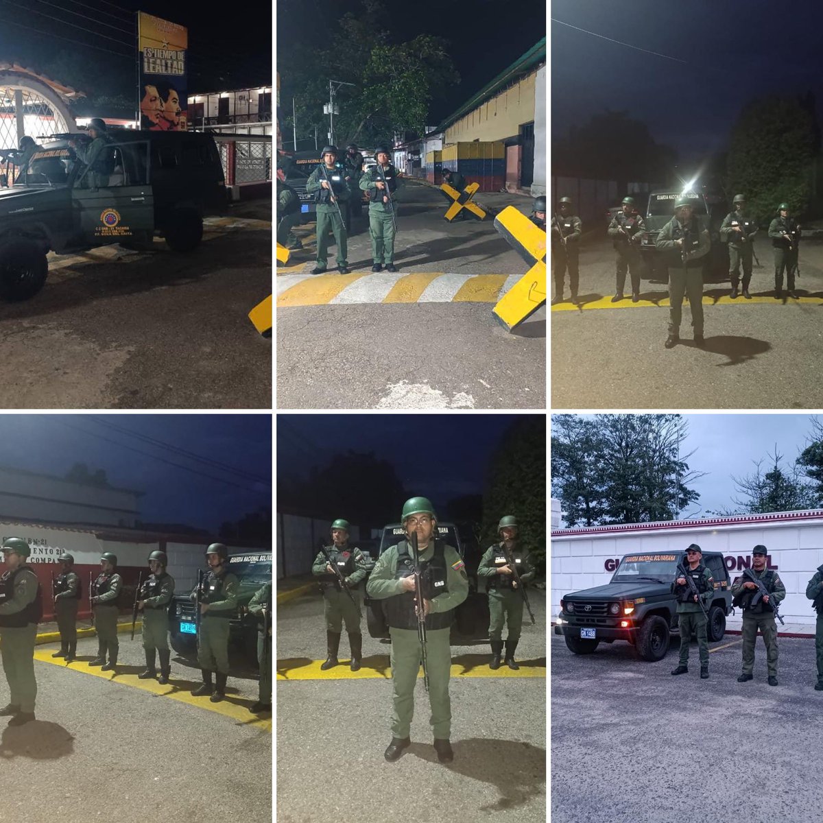 🔁 RT || GJ. <a href="/dhernandezlarez/">GJ. Domingo Hernández Lárez</a>: #FANB inicia los despliegues nocturnos de patrullaje junto a los OSC en los cuadrantes de paz para garantizar la paz y el sosiego de la población venezolana !

#IntegrarEsVencer