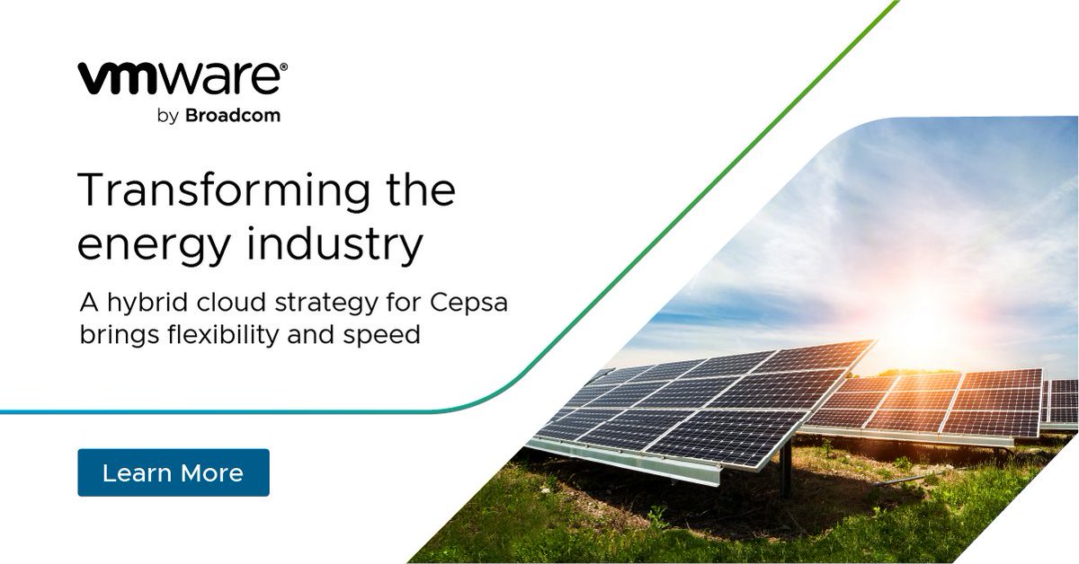 Innovation in Action! 💡 See how @Cepsa is reducing emissions and increasing efficiency with VMware Cloud on AWS, enabling them to accelerate their journey towards a net-zero energy consumption goal. news.vmware.com/industries/cep…