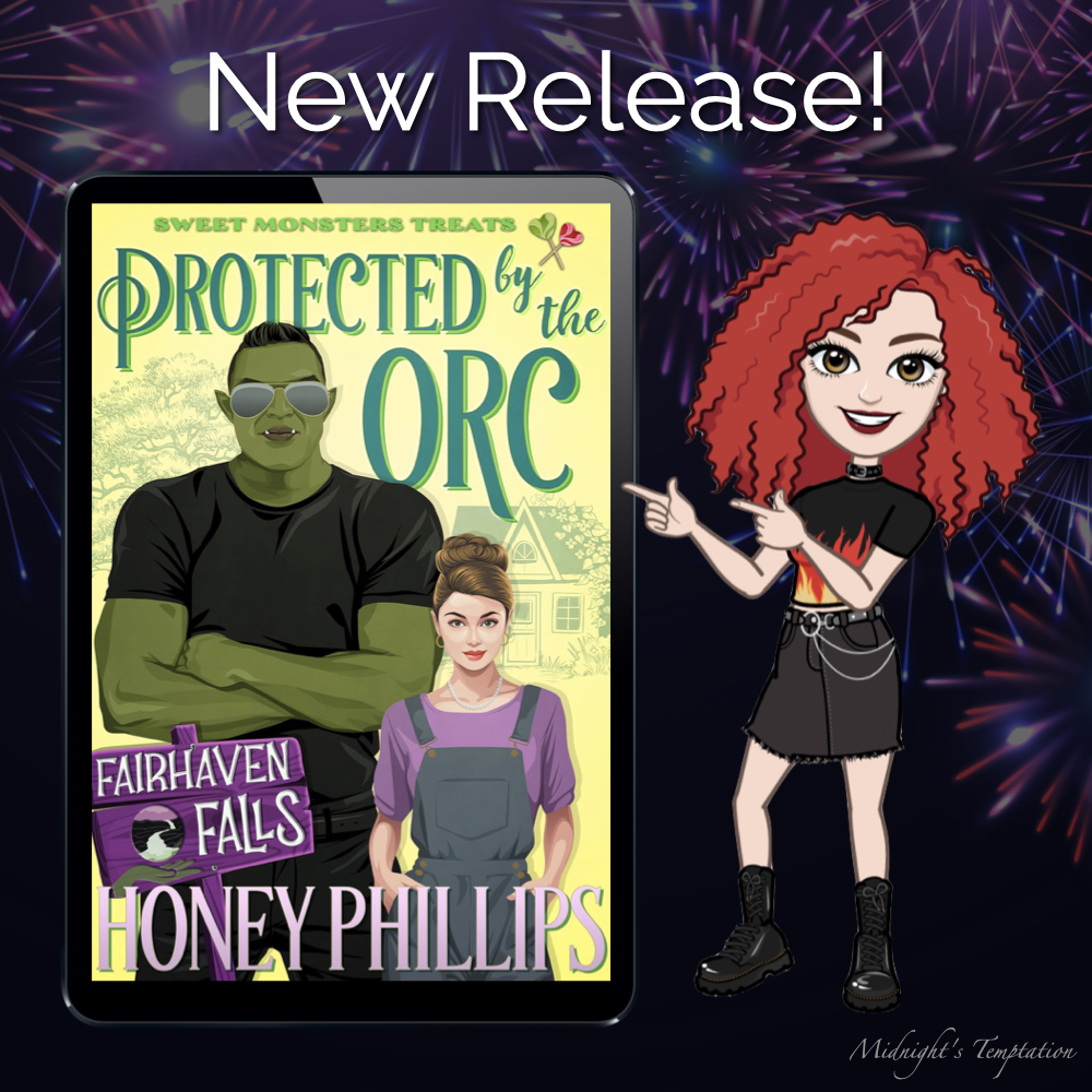 🎉 NEW RELEASE: Protected by the Orc by Honey Phillips
~~~
Read more: instagram.com/p/C66o6z3orhg/

#ParanormalRomance #NewRelease #OutNow #BookRecommendations #PNR #MonsterRomance #OrcRomance #BookTwitter