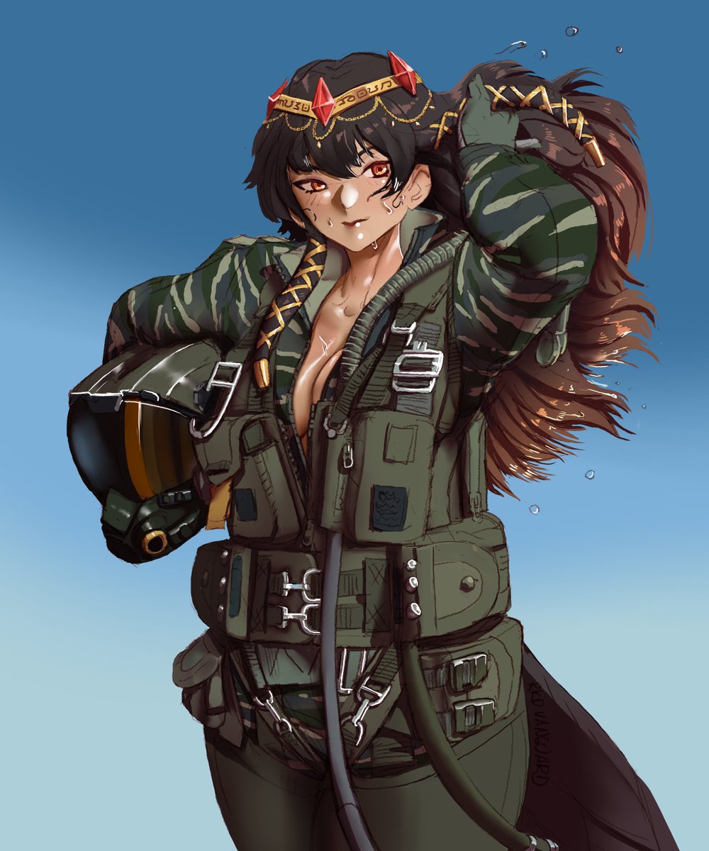 Dogfighting is hot work, but they're the ones going down in flames 🔥

(🎨: @/rkdvanguard)