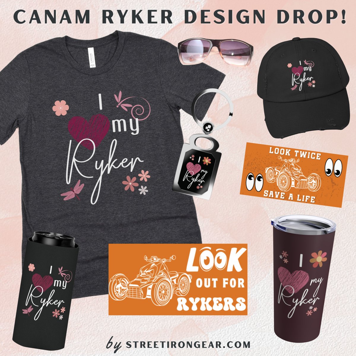 Discover the Boho charm with our 'I Love My Ryker' collection! 

Available on: 
T-Shirts, Caps, Travel Mugs & More!

#StreetIronGear #RykerRiders #BohoStyle #RideInStyle #MotorcycleMerch #BikerLife 
buff.ly/4aLrpxx 🛒💫